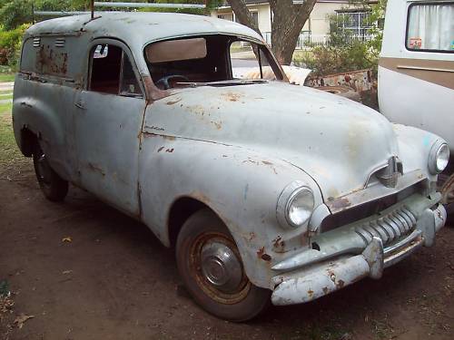 FJ Holden in Cygnet Blue — Panel Van