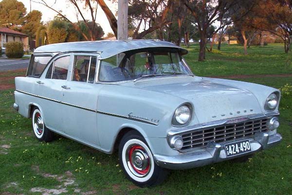 EK Holden in Garrison Grey over Seagull Grey — Special Sedan