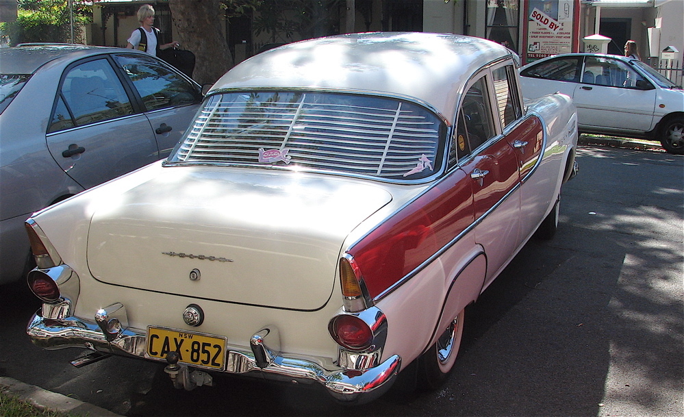 FB Holden in Artic Beige with Mandan Red Insert — Special Sedan