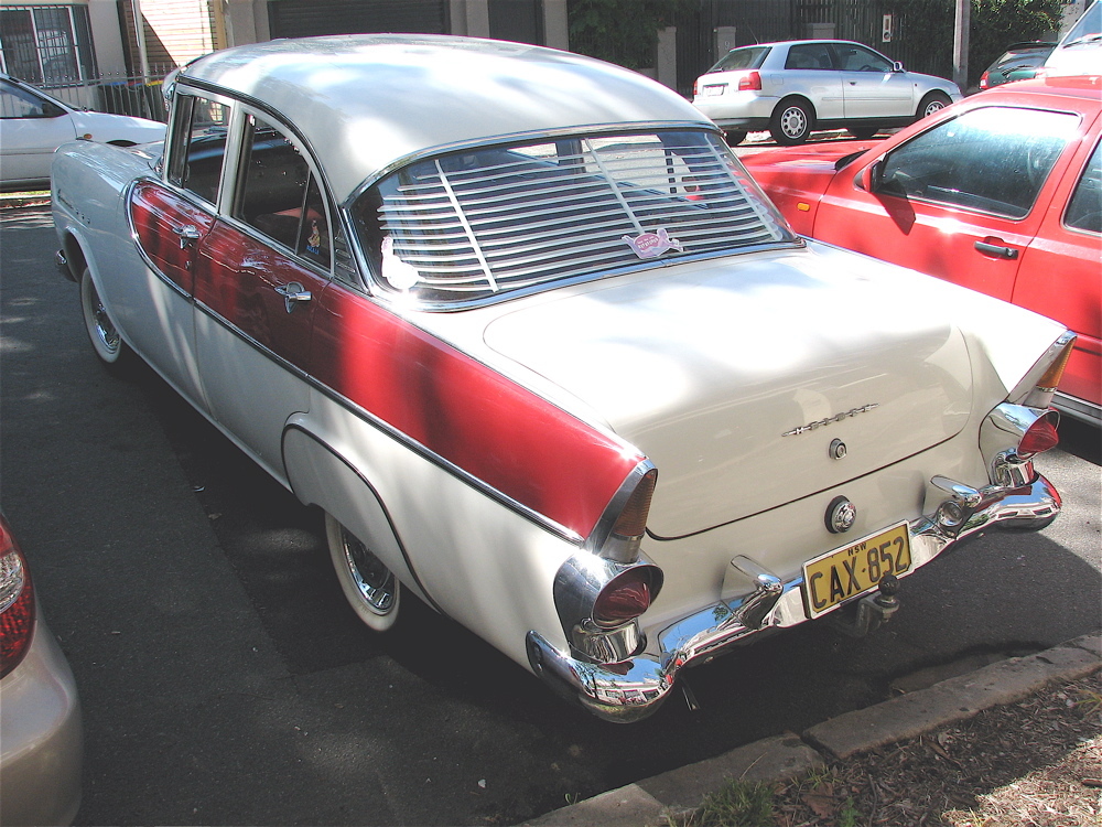 FB Holden in Artic Beige with Mandan Red Insert — Special Sedan