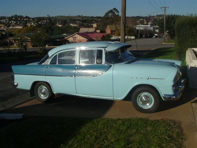 FB Holden in Shalimar Blue with Strata Blue Insert — Special Sedan