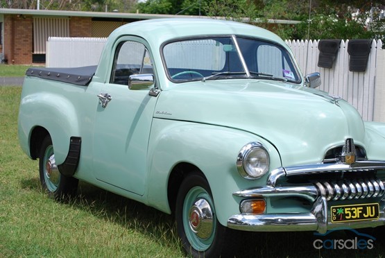 FJ Holden in Ocean Mist Green — Coupe-Utility