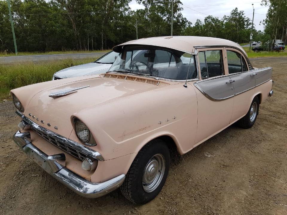 FB Holden in Scallop Beige with Morning Grey Insert — Special Sedan