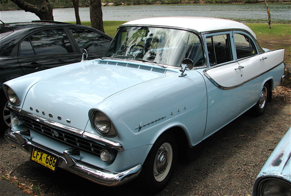 FB Holden in Wedgwood Blue with Grecian White Insert — Special Sedan