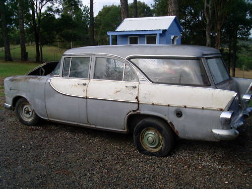 FB Holden in Corana Grey with Artic Beige Insert — Special Station Sedan
