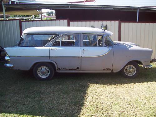FB Holden in Morning Grey with Grecian White Insert — Special Station Sedan