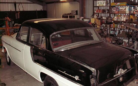 FC Holden in Hi Gloss Black (Nitro) over Emperor Ivory — Special Sedan