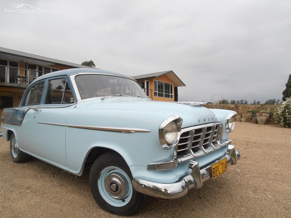 FC Holden in Crystal Blue over Skyline Blue — Special Sedan