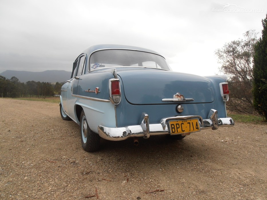FC Holden in Crystal Blue over Skyline Blue — Special Sedan