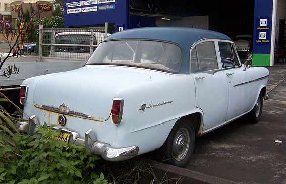 FE Holden in Teal Blue over Breton Blue — Special Sedan
