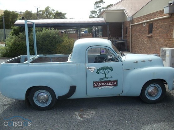 FJ Holden in Haze Blue — Coupe-Utility