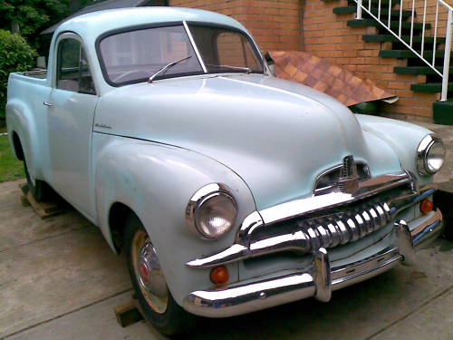 FJ Holden in Sky Grey — Coupe-Utility
