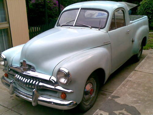 FJ Holden in Sky Grey — Coupe-Utility