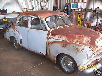 FJ Holden in Mosman Blue — Special Sedan
