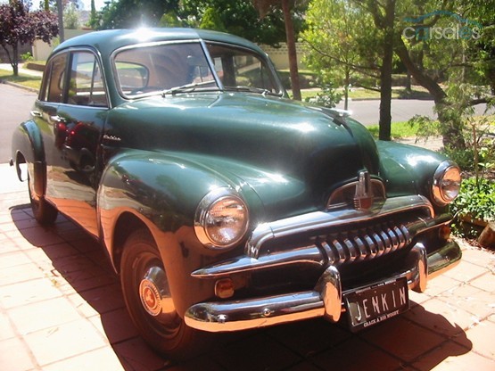 FJ Holden in Georgian Green Met — Special Sedan