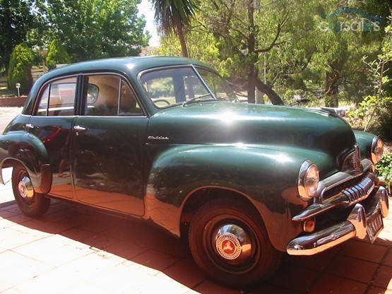 FJ Holden in Georgian Green Met — Special Sedan