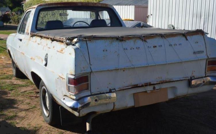 HD Holden in Police Blue — Coupe-Utility