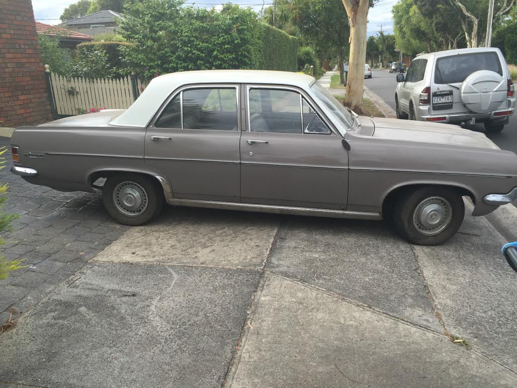HD Holden in Fowlers Ivory over Taralga Fawn — Special Sedan