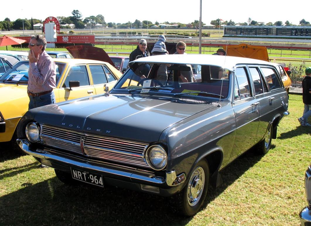 HD Holden in Fowlers Ivory over Lismore Grey — Special Station Sedan