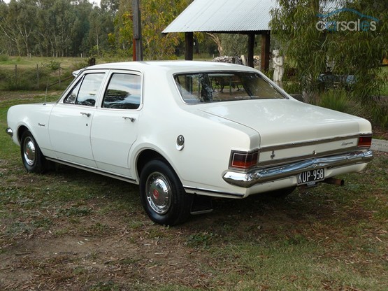 HG Holden in Kashmir White — Kingswood Sedan