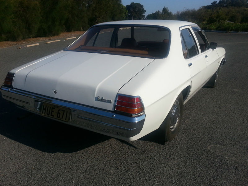 HJ Holden in Cotillion White — Belmont Sedan