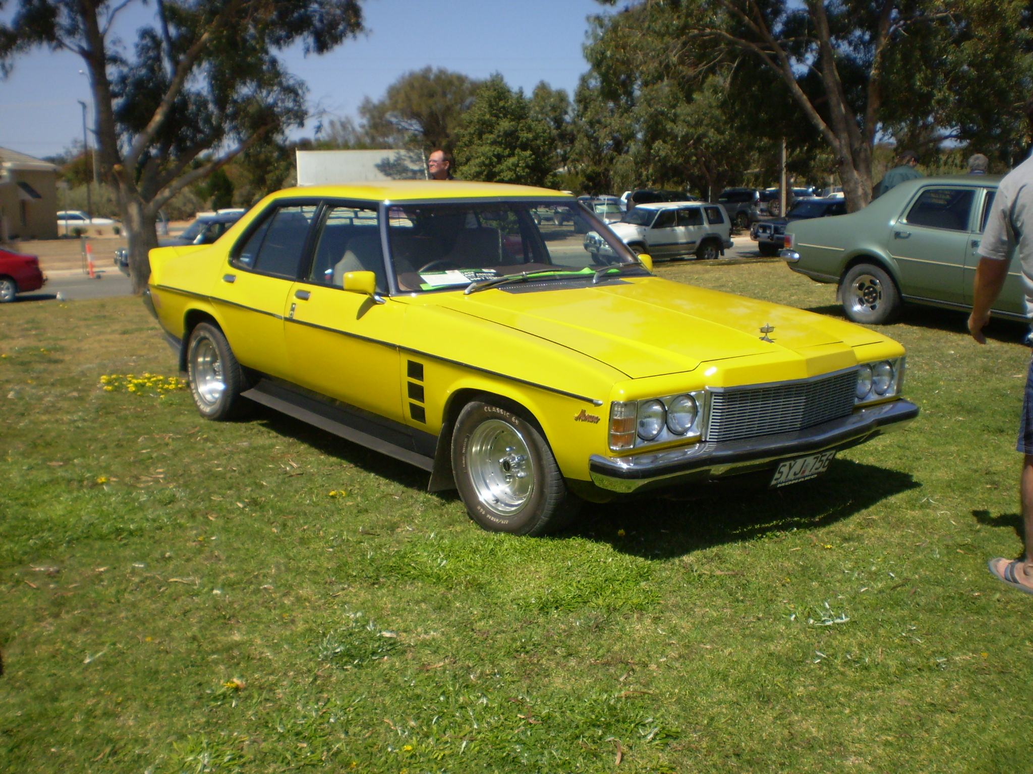 HJ Holden in Absinth Yellow — Monaro GTS Sedan