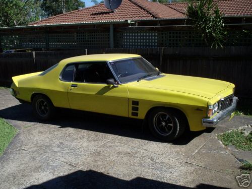 HJ Holden in Absinth Yellow — Monaro GTS Coupe