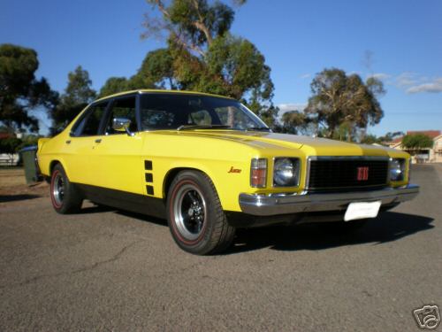 HJ Holden in Absinth Yellow — Monaro GTS Sedan