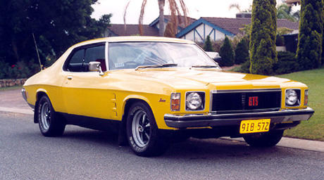 HJ Holden in Absinth Yellow — Monaro GTS Coupe