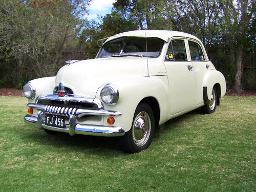 FJ Holden in Frankston Cream — Special Sedan