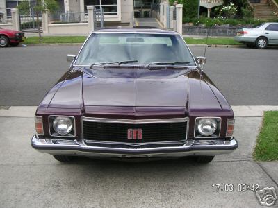HJ Holden in Claret Met — Monaro GTS Sedan