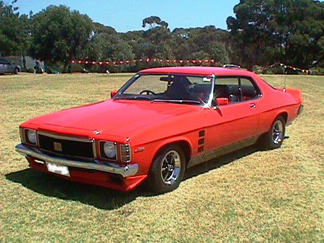 HJ Holden in Mandarin Red — Monaro GTS Coupe