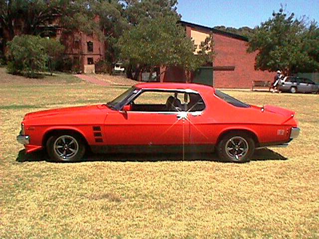 HJ Holden in Mandarin Red — Monaro GTS Coupe