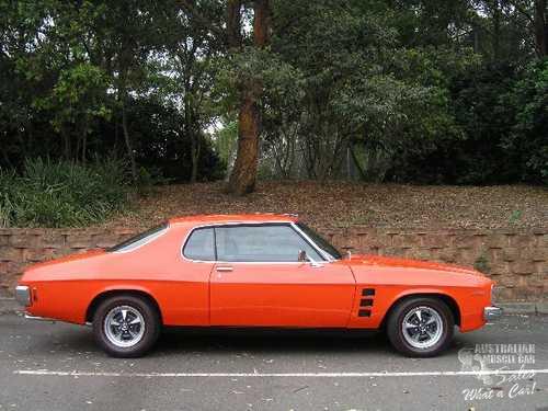 HJ Holden in Mandarin Red — Monaro GTS Coupe