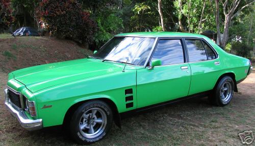 HJ Holden in Mint Julip — Monaro GTS Sedan