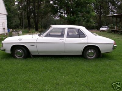 HJ Holden in Cotillion White — Kingswood Sedan