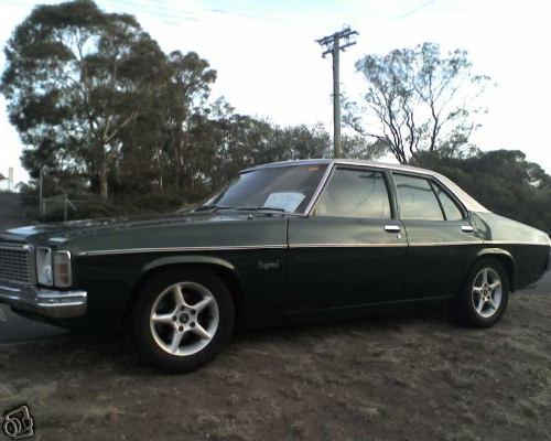 HJ Holden in Jade Green Met — Kingswood Sedan