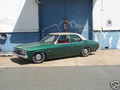 HJ Holden in Antelope Met over Jade Green Met — Kingswood Vacationer Sedan