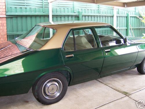 HJ Holden in Antelope Met over Jade Green Met — Kingswood Vacationer Sedan