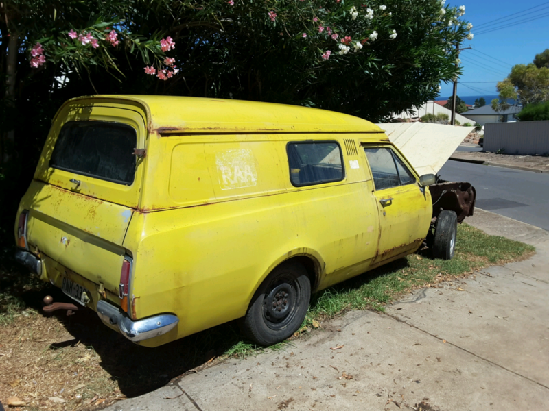 HK Holden in RAA Lemon — Belmont Panel Van
