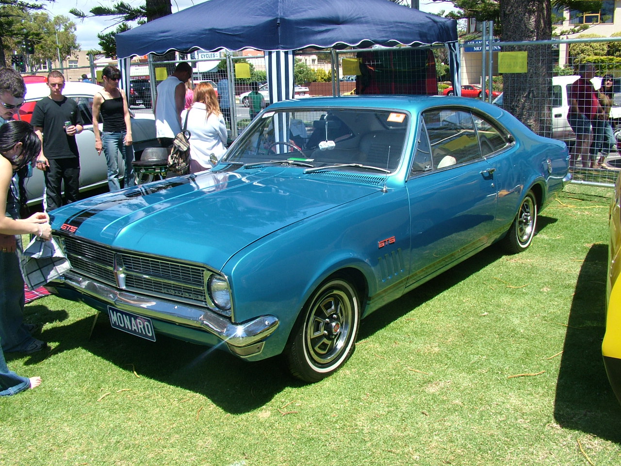 HK Holden in Bright Blue Met — Monaro GTS Coupe