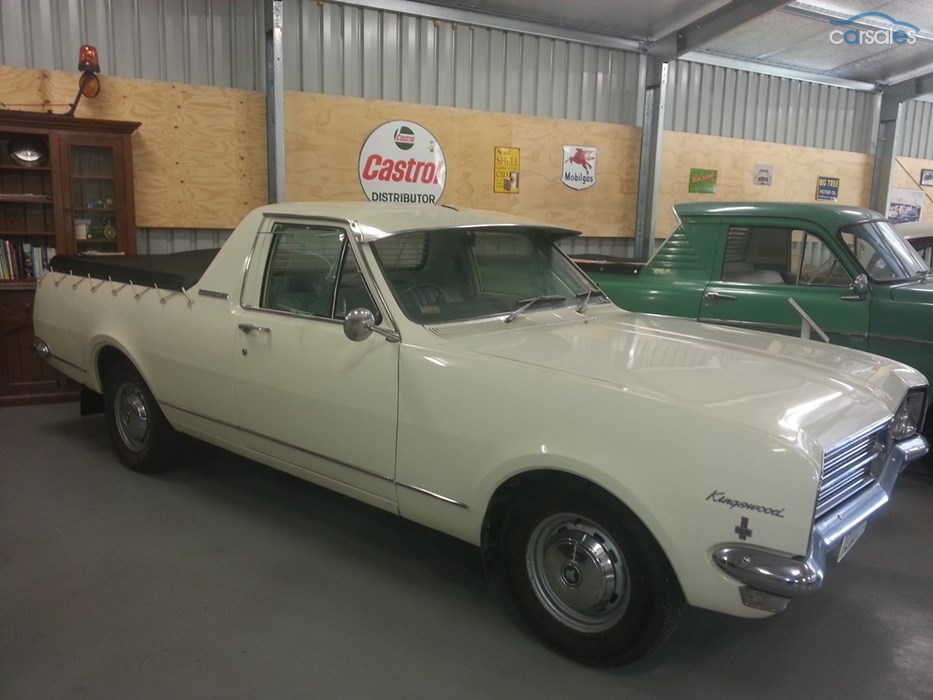 HK Holden in Kingston Cream — Kingswood Coupe-Utility