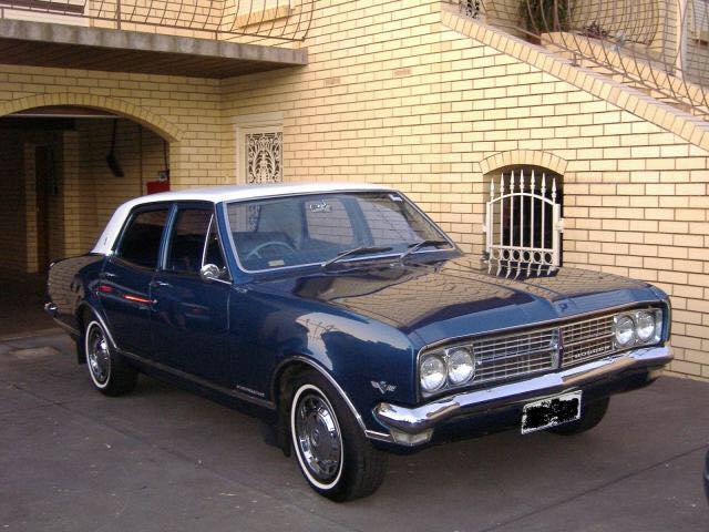 HK Holden in Grecian White over Paragon Blue Met — Premier Sedan