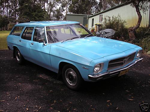 HQ Holden in Frost Blue — Belmont Station Sedan