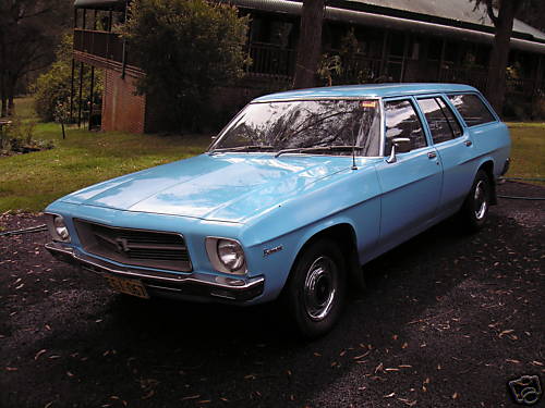 HQ Holden in Frost Blue — Belmont Station Sedan