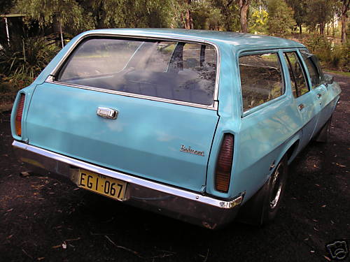 HQ Holden in Frost Blue — Belmont Station Sedan