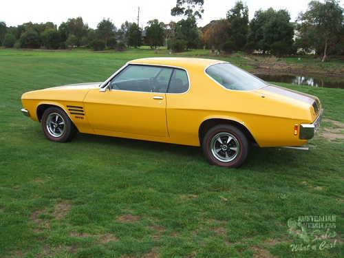 HQ Holden in Mustard — Monaro GTS Coupe 350
