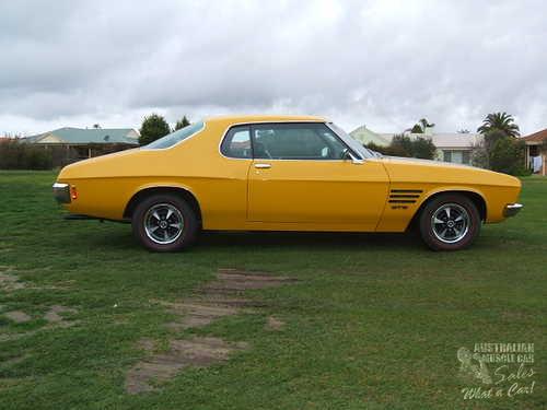HQ Holden in Mustard — Monaro GTS Coupe 350