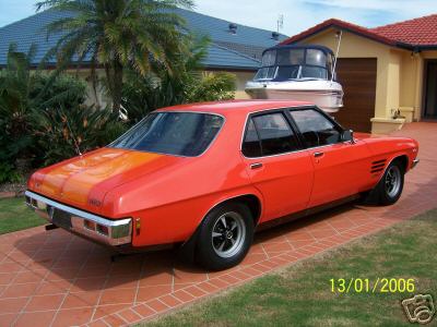 HQ Holden in Tangerine — Monaro GTS/4 350