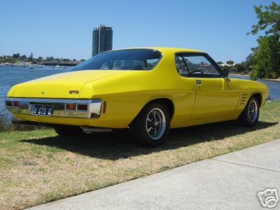 HQ Holden in Absinth Yellow — Monaro GTS Coupe